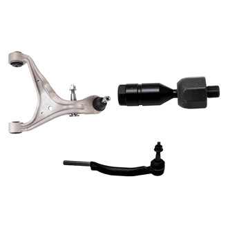 TRQ® - Front Driver Side Lower Control Arm with Ball Joint and Tie Rod End Kit