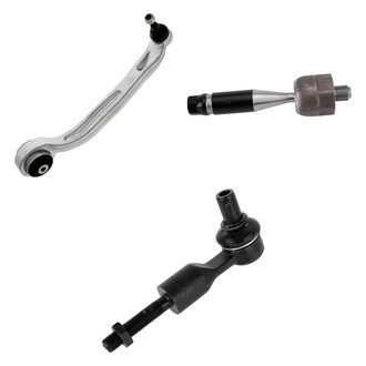 TRQ® - Front Driver Side Lower Control Arm with Ball Joint and Tie Rod End Kit