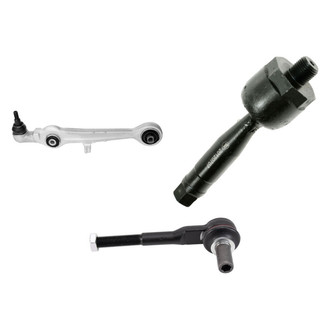 TRQ® - Front Driver Side Lower Control Arm with Ball Joint and Tie Rod End Kit