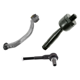TRQ® - Front Driver Side Lower Control Arm with Ball Joint and Tie Rod End Kit