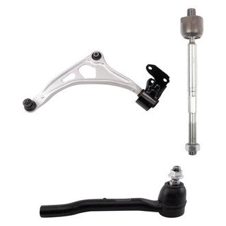 TRQ® - Front Driver Side Lower Control Arm with Ball Joint and Tie Rod End Kit