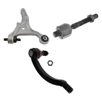 TRQ® - Front Driver Side Lower Control Arm and Tie Rod End Kit