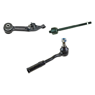 TRQ® - Front Driver Side Lower Control Arm and Tie Rod End Kit