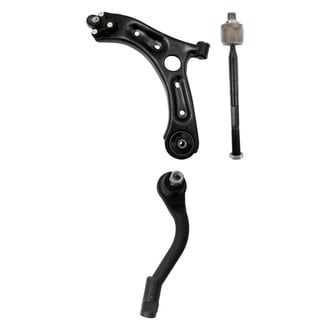 TRQ® - Front Driver Side Lower Control Arm with Ball Joint and Tie Rod End Kit