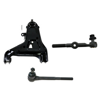 TRQ® - Front Driver Side Lower Control Arm with Ball Joint and Tie Rod End Kit