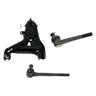 TRQ® - Front Driver Side Lower Control Arm with Ball Joint and Tie Rod End Kit