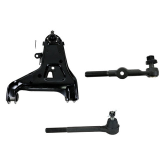 TRQ® - Front Driver Side Lower Control Arm with Ball Joint and Tie Rod End Kit