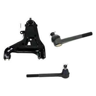 TRQ® - Front Driver Side Lower Control Arm with Ball Joint and Tie Rod End Kit
