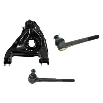TRQ® - Front Driver Side Lower Control Arm with Ball Joint and Tie Rod End Kit