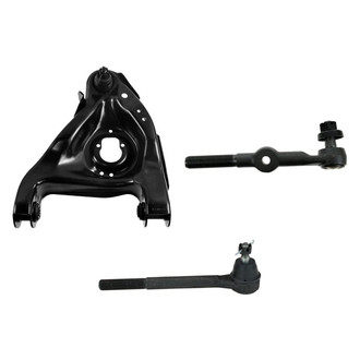 TRQ® - Front Driver Side Lower Control Arm with Ball Joint and Tie Rod End Kit