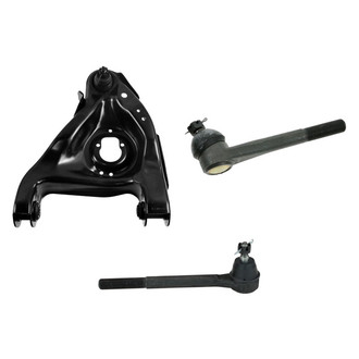 TRQ® - Front Driver Side Lower Control Arm with Ball Joint and Tie Rod End Kit