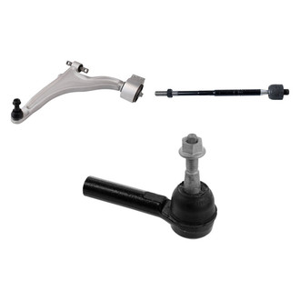 TRQ® - Front Driver Side Lower Control Arm with Ball Joint and Tie Rod End Kit