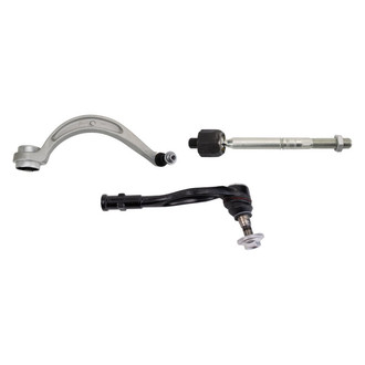 TRQ® - Front Driver Side Lower Control Arm with Ball Joint and Tie Rod End Kit