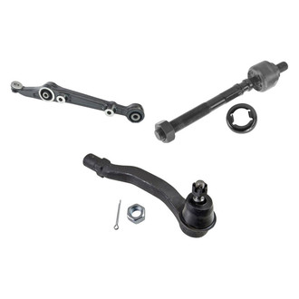 TRQ® - Front Driver Side Lower Control Arm and Tie Rod End Kit