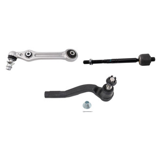 TRQ® - Front Driver Side Lower Control Arm with Ball Joint and Tie Rod End Kit