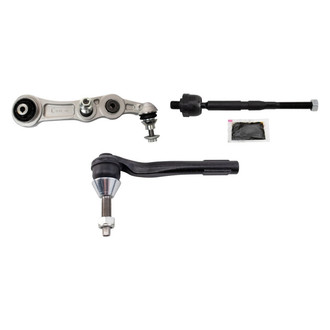 TRQ® - Front Driver Side Lower Control Arm with Ball Joint and Tie Rod End Kit