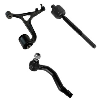 TRQ® - Front Driver Side Lower Control Arm with Ball Joint and Tie Rod End Kit