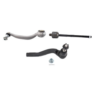 TRQ® - Front Driver Side Lower Control Arm with Ball Joint and Tie Rod End Kit