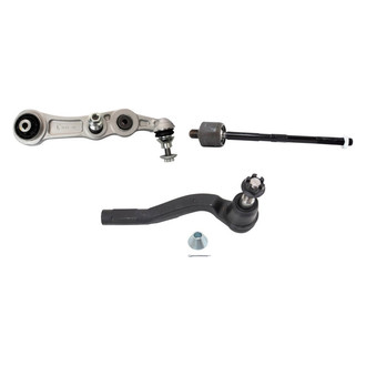 TRQ® - Front Driver Side Lower Control Arm with Ball Joint and Tie Rod End Kit
