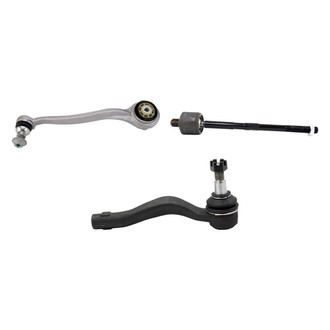TRQ® - Front Driver Side Lower Control Arm with Ball Joint and Tie Rod End Kit