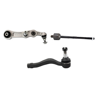 TRQ® - Front Driver Side Lower Control Arm with Ball Joint and Tie Rod End Kit