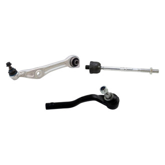 TRQ® - Front Driver Side Lower Control Arm with Ball Joint and Tie Rod End Kit