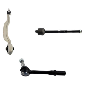 TRQ® - Front Driver Side Lower Control Arm with Ball Joint and Tie Rod End Kit