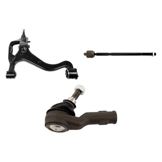 TRQ® - Front Driver Side Lower Control Arm with Ball Joint and Tie Rod End Kit