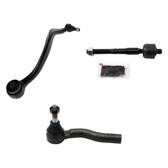 TRQ® - Front Driver Side Lower Control Arm with Ball Joint and Tie Rod End Kit
