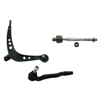 TRQ® - Front Driver Side Lower Control Arm with Ball Joint and Tie Rod End Kit