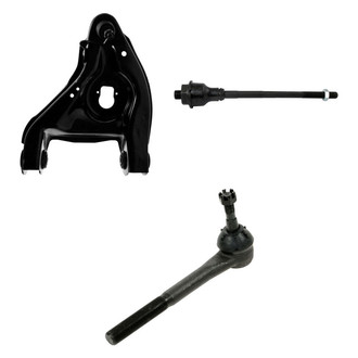 TRQ® - Front Driver Side Lower Control Arm with Ball Joint and Tie Rod End Kit
