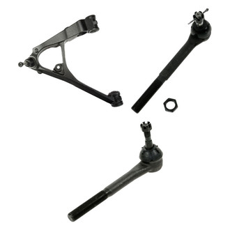 TRQ® - Front Driver Side Lower Control Arm with Ball Joint and Tie Rod End Kit