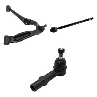 TRQ® - Front Driver Side Lower Control Arm with Ball Joint and Tie Rod End Kit