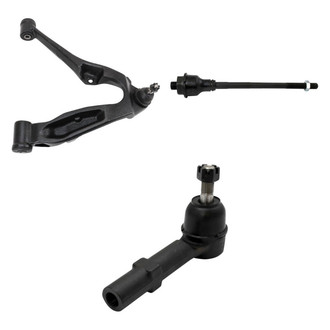TRQ® - Front Driver Side Lower Control Arm with Ball Joint and Tie Rod End Kit