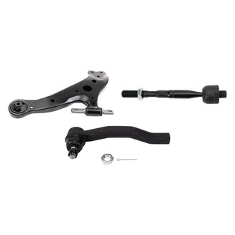 TRQ® - Front Driver Side Lower Control Arm and Tie Rod End Kit
