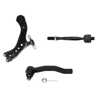 TRQ® - Front Driver Side Lower Control Arm and Tie Rod End Kit