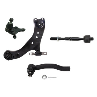 TRQ® - Front Driver Side Lower Control Arm and Tie Rod End Kit
