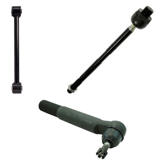 TRQ® - Front Driver Side Lower Control Arm and Tie Rod End Kit