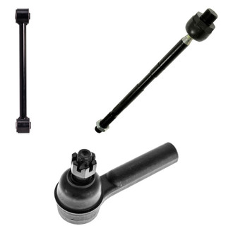 TRQ® - Front Driver Side Lower Control Arm and Tie Rod End Kit