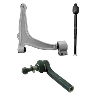 TRQ® - Front Driver Side Lower Control Arm with Ball Joint and Tie Rod End Kit