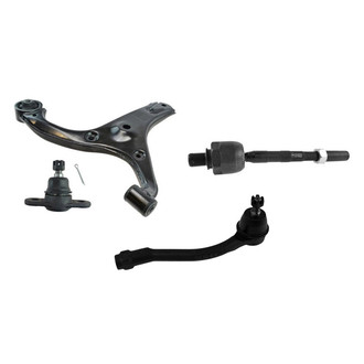 TRQ® - Front Driver Side Lower Control Arm and Tie Rod End Kit