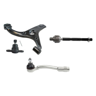TRQ® - Front Driver Side Lower Control Arm and Tie Rod End Kit