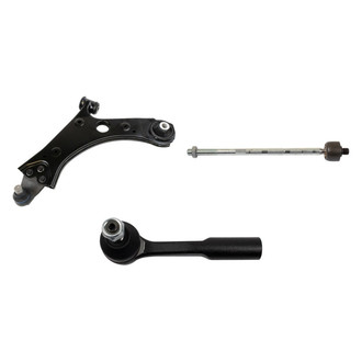 TRQ® - Front Driver Side Lower Control Arm with Ball Joint and Tie Rod End Kit