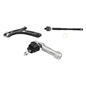 TRQ® - Front Driver Side Lower Control Arm with Ball Joint and Tie Rod End Kit