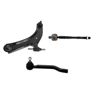 TRQ® - Front Driver Side Lower Control Arm with Ball Joint and Tie Rod End Kit