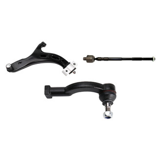 TRQ® - Front Driver Side Lower Control Arm with Ball Joint and Tie Rod End Kit