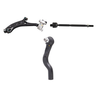 TRQ® - Front Driver Side Lower Control Arm with Ball Joint and Tie Rod End Kit