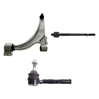 TRQ® - Front Driver Side Lower Control Arm with Ball Joint and Tie Rod End Kit