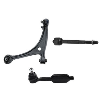 TRQ® - Front Driver Side Lower Control Arm with Ball Joint and Tie Rod End Kit