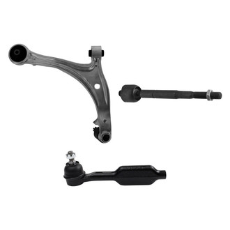 TRQ® - Front Driver Side Lower Control Arm with Ball Joint and Tie Rod End Kit